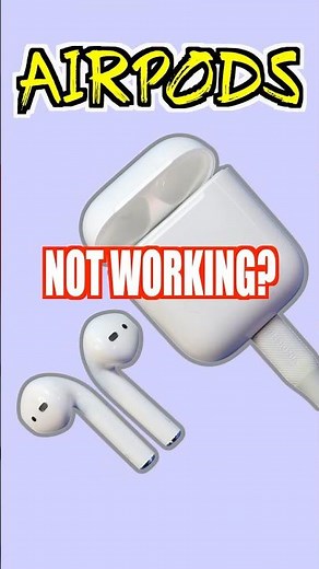 AirPods Not Working? Try This Reset