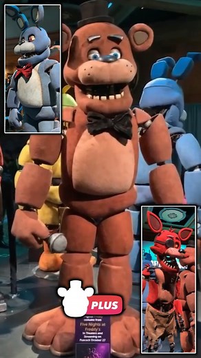 FNaF Point | FNaF Movie Animatronics 360 Showcase To celebrate Blumhouse’s ‘Behind The Screams’ the main four from Freddy’s were set on display.... | Instagram