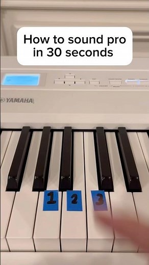 How to become a piano pro in 30 seconds #piano #pianotutorial #easy
