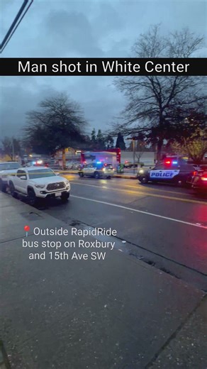 980K views · 3.5K reactions | A man is expected to survive after being shot near the White Center bus stop. Authorities have not provided any details on whether a suspect has been apprehended. | KING 5 | Facebook