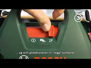 How-to: Bosch Sprøytemalesystemer PFS 3000-2