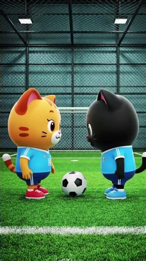 🧡🐱 Orange Cat Football Skills ⚽
