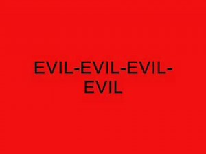 Evil (A Chorus Of Resistance)-Project 86.......Lyrics!