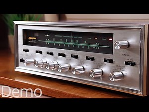 Sansui 1000A Tube Receiver, JBL Lancer 77 Speakers, Vintage Stereo Demo - "I Was Born To Love You"