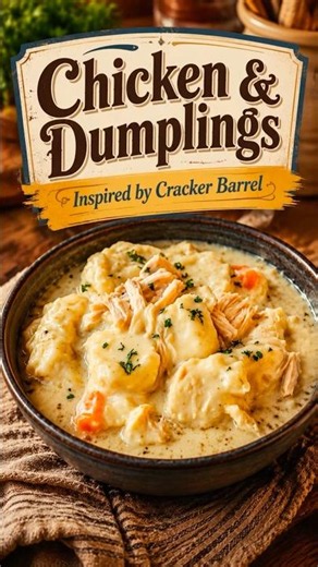 Cracker Barrel-Inspired Chicken and Dumplings Recipe