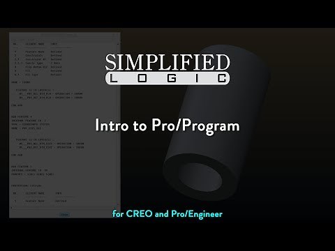 Pro/Program - Intro for CREO & Pro/Engineer