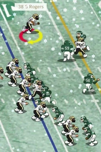1984 Saints vs Jets (highlight) George Rogers touchdown run.