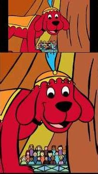 Clifford The Big Red Dog Goes To The Circus 🎪🤹‍♀️#shorts #youtubeshorts #cartoons #kids