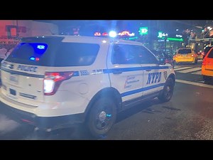 NYPD 17th Precinct Unit responding in Midtown Manhattan