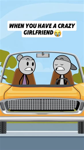 When you have a crazy girlfriend 😂#girlfriend #boyfriend #couple #wife #animation