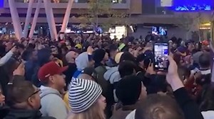 Los Angeles pays tribute to Kobe Bryant outside the Staples Centre