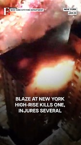 #FPReels: New York High-Rise Catches Fire, One Dead A deadly fire and explosion have been reported at a high-rise apartment building in New York City, leaving at least one person dead and injuring several, according to authorities. Preliminary reports indicate that a gas leak triggered an explosion in the 17-storey residential building, causing a massive blaze. The New York Fire Department (FDNY) deployed more than 200 firefighters and emergency personnel to contain the fire and rescue residents