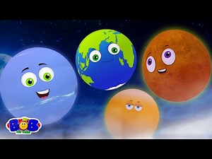 Planeten Lied und mehr Kinderreime durch Bob den Zug