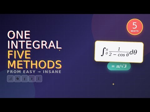 One Integral, Five Methods — From Easy to Insane