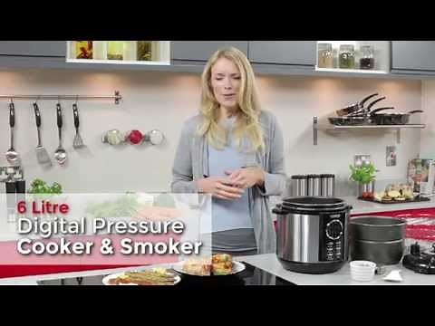 Tower 6L Digital Pressure Cooker and Smoker Features
