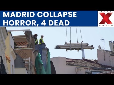 Madrid Building Collapse Kills 4, Injures 3 During Hotel Renovation | NewsX World #madrid
