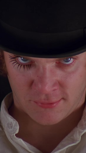 Kubrick Stare in A Clockwork Orange | Malcolm McDowell as Alex Delarge