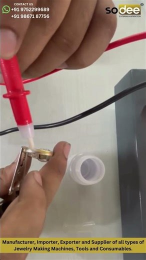 ✨ Rhodium Pen Plating Machine Working Process | Jewelry Plating Shorts 💎