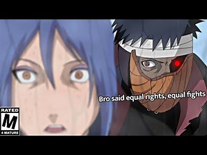When Obito WHOOPED Konan into the AFTERLIFE by channeling his inner Chris Breezy