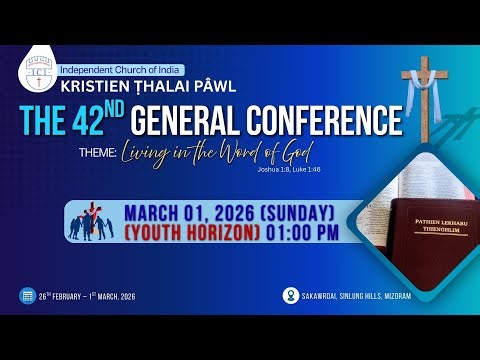 1ST MARCH , 2026 (SUNDAY NOON) YOUTH HORIZON | 42nd Sakawrdai 2026