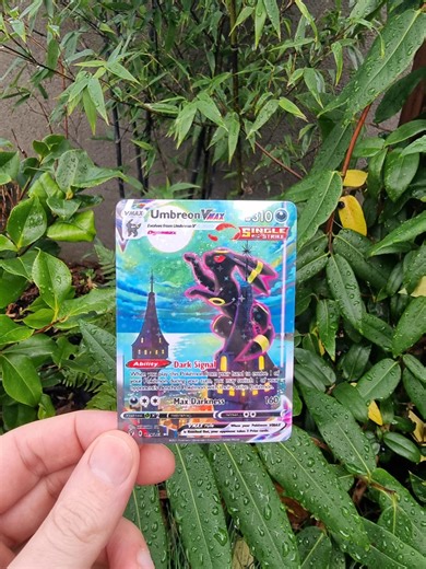 Umbreon-proxykaart | Evolving Skies Umbreon VMAX Holo Art | Door fans gemaakte Pokémon TCG-kaart | Verzamelaarsdisplay - Etsy België