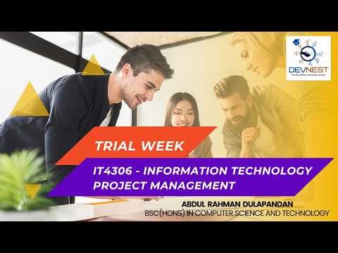 BIT / UCSC / Sem 4 – IT4306 Information Technology Project Management Trial Week | DevNest Institute