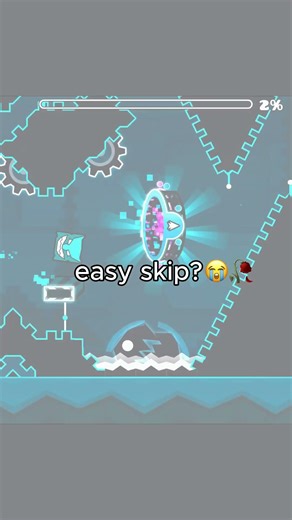 easy wave skip 😭🥀#geometrydash #shorts #memes