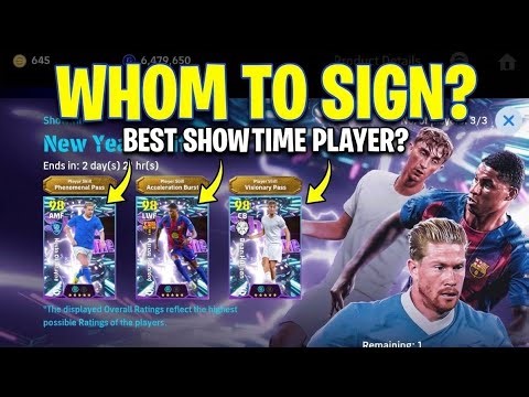 Whom should you sign KDB vs Rashford vs Huijsen🔥 | eFootball Mobile 🔥