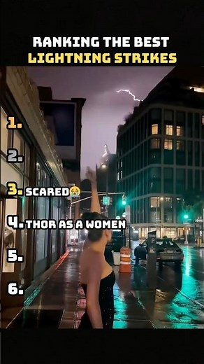 RANKING The Most EPIC Lightning Strikes Ever ⚡🌩️