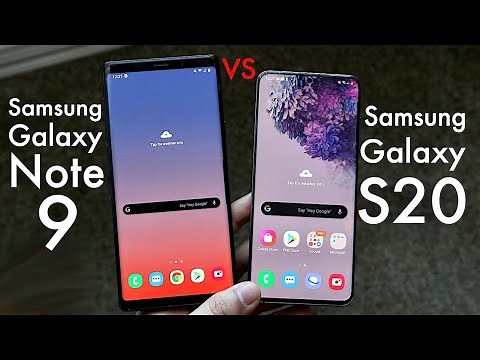 Samsung Galaxy S20 Vs Samsung Galaxy Note 9! (Comparison) (Review)