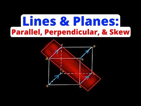 Lines & Planes: Parallel, Perpendicular, and Skew | Geometry | Eat Pi