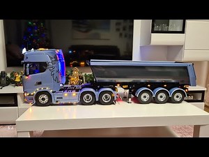 💥💥💥1:14 Tamiya Scania 770s 6x4 mit Sound Servonaut Steuerung endlich fertig Folge 1/2🚛 💥💥💥