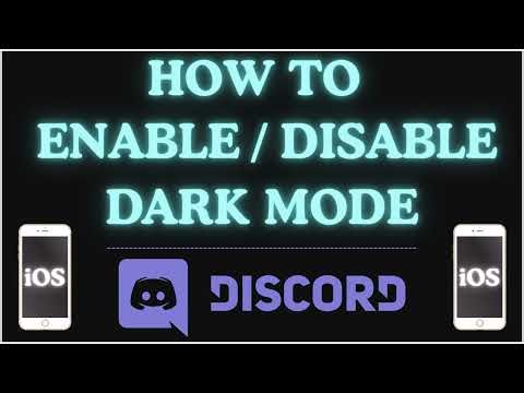 How to Enable or Disable Dark Mode on the Discord App using an iPhone | iOS Tutorial 👍