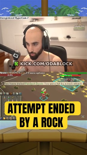 Perfect Doom Run Ended by a Rock #osrs