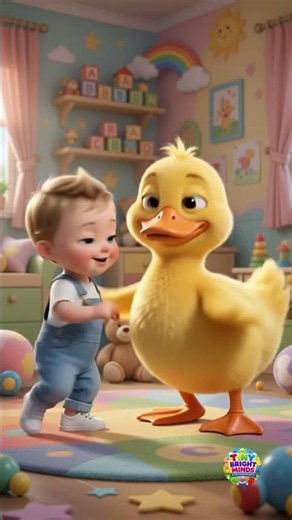 🦆👶 Duck and Baby Dance Together! | Fun Dance for Kids | Tiny Bright Minds