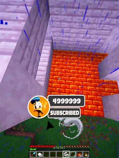 Minecraft Survival House In Pale Garden...🤯 (World's Smallest Violin) #minecraft #shorts