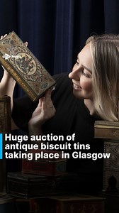One of the UK’s largest ever auctions of antique biscuit tins will take place in Glasgow later this week. The 293 tin Lewis Collection, which was amassed over a 34-year period from 1980 to 2014, could fetch £10,000 when it goes under the hammer at McTear’s on August 28. The biscuit tins are being sold by Sharon Lewis, daughter of collector D.B. ‘Barrie’ Lewis, who spent a lifetime scouring antique shops across the country looking for rare and unusual containers. #news #auction #biscuits | STV Ne