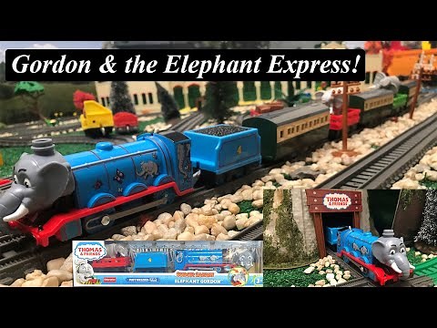Thomas & Friends Toy Train-Sodor Safari Elephant Gordon!