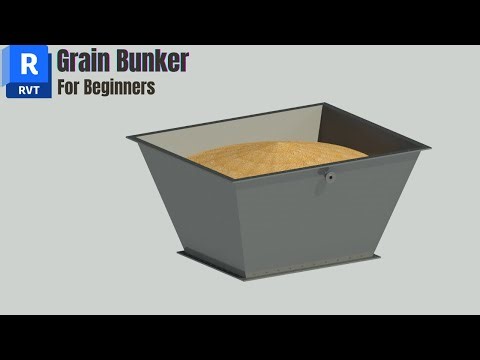 Revit Tutorial - Solids handling - Grain bunker