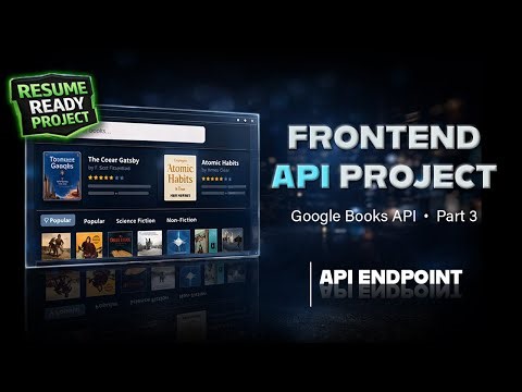 Google Books API Endpoints – Explained with a Real Project | Part 3
