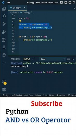 Python In Telugu: Python Operators (AND vs OR), Python For Beginners In Telugu, Python Interview