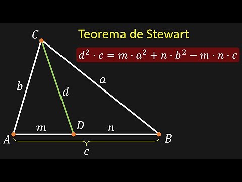 Demostración del Teorema de Stewart