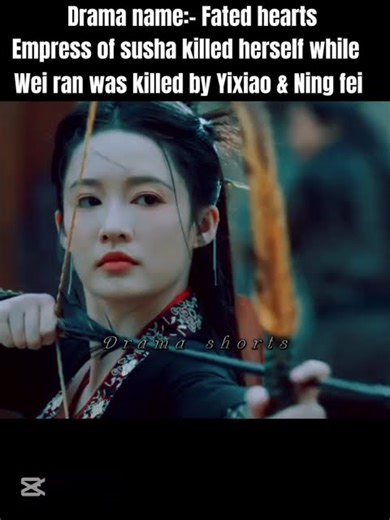 Empress killed herself while Yixiao & Ningfei killed Weiran #chenzheyuan #fatedhearts #liqin #foryou