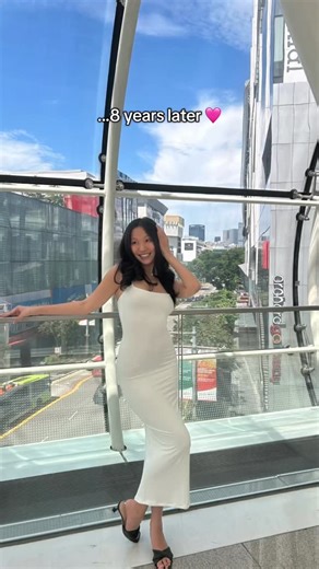 ANDREA 🩷 model • lawyer ⚖️ on Instagram: "hopping on the 2016 trend 😆 15 versus 8 years later 🩷 if only 15 year old me knew the blessings that would come to her…i know she would be so stoked to hear that her dreams became reality as 🇸🇬’s only model and law & econs grad 🥹🥰"