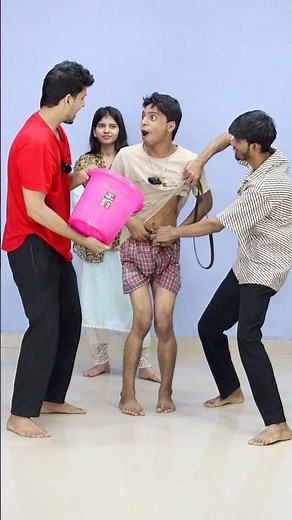 Part-2 | Ice Cubes In Underwear Challenge😛 #shorts