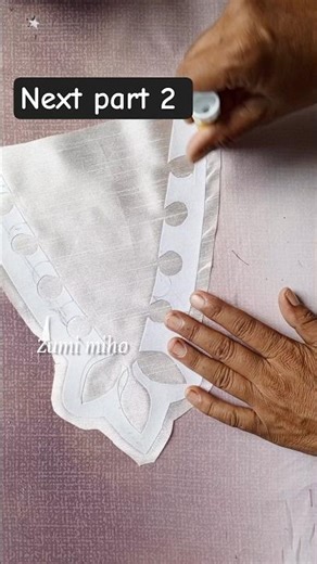 Dori wala gala design| Beautiful Kurti Neck Design With Red Piping Easy Dly Gala