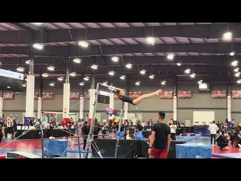 Flames Gymnastics Level 7 bar routine 2024