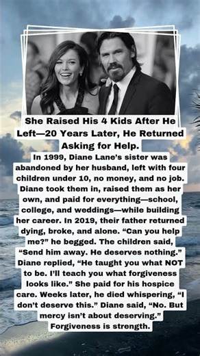 THE POWERFUL FORGIVENESS THAT DEFINED DIANE LANE