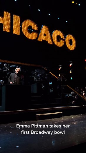 @Emma Pittman takes her first Broadway bow as Roxie Hart! #chicagomusical #roxiehart #thesearchforroxie