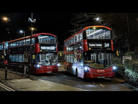 Full Route Visual | 249 | Clapham Common - Anerley Station